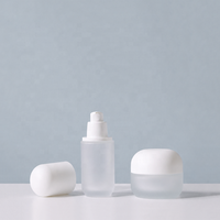 Botol Krim Esens Wajah Matte White Cap 20g 50g, Stoples Kaca Frosted 30ml 40ml 60ml 100ml 120ml, Botol Semprot dan Pompa Lotion