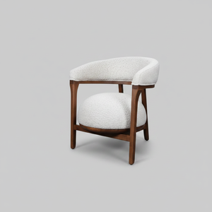 Sillón de madera moderno ecológico de calidad superior con asiento acolchado duradero respaldo curvo para sala de estar hoteles uso al aire libre - Product Image 2