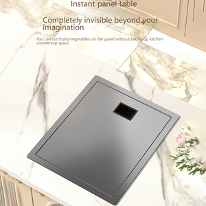 Évier de cuisine multifonctionnel en acier inoxydable, <span class=keywords><strong>mini</strong></span> évier à fente cachée, petit évier pour appartement, lavabo pour les mains - Product Image 3