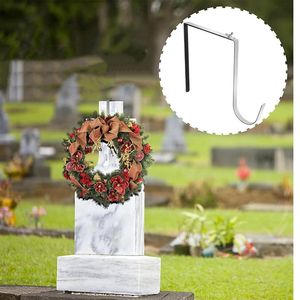 Crochet mural robuste en métal pour guirlande lumineuse extérieure, réglable, sans perçage - Product Image 5