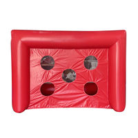 But de football gonflable portable moderne personnalisé en PVC pour tir au but, avec impression sérigraphique de logo personnalisé, promotionnel