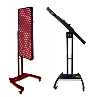Appareil de thérapie LED haute puissance REDSKY avec télécommande, sans scintillement, infrarouge, lumière rouge, chauffage, thérapie corporelle complète, support horizontal, US