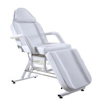 Table de massage et de soin esthétique pliable en métal SM Luxe Moderne pour le visage, les cils, le tatouage, la coiffure, la beauté, la chambre et l'extérieur