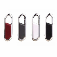 Clé USB en cuir avec porte-clés, 128 Mo, 16 Go, 32 Go, 64 Go