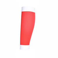 Manchon de compression sportif personnalisé pour mollets d'adulte, protection tibia, anti-irritation, respirant, avec base à ressort et bordure lumineuse