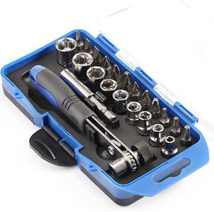 23-Piece CRV Ratchet Socket Wrench <b>Tool</b> <b>Set</b> <b>Hand</b> Power Source Repair Combination <b>Tool</b> with OEM Support Hard Case Packaging - Product Image 1