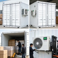 Chambre froide commerciale sur mesure à haute efficacité, unité de réfrigération pour chambre froide, chambre froide de plain-pied