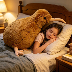 <span class=keywords><strong>Venta</strong></span> al por Mayor de Peluches de Mascotas de Nueva Zelanda, Peluche Suave de Pájaro Kiwi, Juguete para Niños, Regalo Infantil - Product Image 4