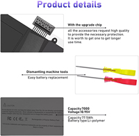 Nouvelle batterie d'ordinateur portable de remplacement A1382 d'usine pour MacBook Pro 15 pouces A1286 début 2011 fin 2011 mi 2012 à un prix avantageux