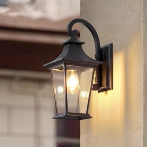 H31.5/46/64CM Retro Cylindrical Aluminum <b>LED</b> Outdoor Wall Lamp with Retro Pattern Waterproof IP65 Corridor <b>Light</b> - Product Image 1