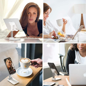 Essager — support de téléphone portable pliable, pour iPhone, <span class=keywords><strong>Samsung</strong></span>, <span class=keywords><strong>iPad</strong></span> Pro, Table de bureau à gravité Flexible - Product Image 5