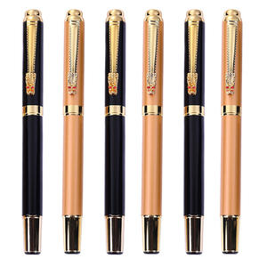 Factory Custom Metal Roller <b>Pen</b> Blue Metal Roller <b>Pen</b> for Notebook <b>Gift</b> Roller <b>Pen</b> - Product Image 4