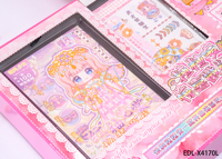 Ensemble de papeterie personnalisé en gros, boîte surprise mignonne de dessins animés, kit de journalisation Kawaii, boîte mystère, cadeau de papeterie pour enfants