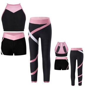 Conjunto Deportivo Personalizado de Alta Calidad para Niñas de 6 a 16 Años, para Entrenamiento, Ejercicio, Yoga, Correr, Ciclismo, Gimnasia, Proveedores de Ropa Deportiva - Product Image 3