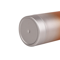 Duo de tubes cosmétiques pliables en plastique réutilisables de bouteille de déodorant pour les solutions extérieures compactes