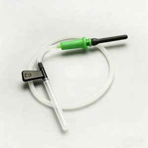 ชุดเข็มผีเสื้อสำหรับการรับประทาน้ำเกลือ/เก็บเลือดทางหลอดเลือดดำแบบใช้แล้วทิ้ง เป็นมิตรกับสิ่งแวดล้อม สำหรับสัตว์เลี้ยง ขนาด <span class=keywords><strong>21g</strong></span> 22g - Product Image 1