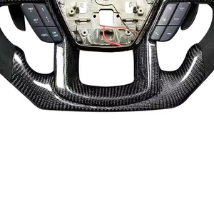 Volant en fibre de carbone d'origine pour <span class=keywords><strong>Ford</strong></span> F150 <span class=keywords><strong>Raptor</strong></span> <span class=keywords><strong>2021</strong></span> 2022 2023, mise à niveau de l'intérieur de la voiture - Product Image 6