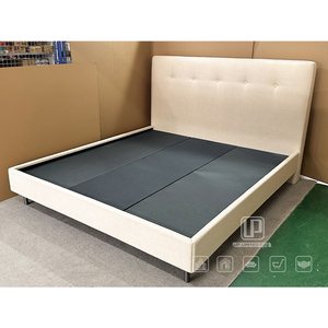 Best Quality Modern Tufted Button Linen Upholstered Platform Frame Low Profile <strong>Full</strong> Queen King Size <strong>Bed</strong> <strong>Set</strong> <strong>for</strong> Bedroom - Product Image 2