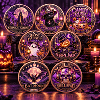 Pièce de collection en cuivre pur 999 de 1 oz, motif chat noir, en relief 3D, imprimée UV, pour boîte cadeau d'Halloween personnalisée, souvenir artisanal