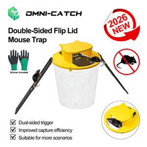 Оптовая продажа с завода: Многоразовая двухканальная приманочная станция для крыс из АБС-пластика, экологичная ловушка для грызунов, прочная и долговечная коробка для борьбы с вредителями - Product Image 1