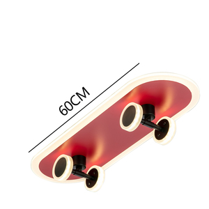 Plafonnier LED blanc chaud (3000K) pour enfants, style <span class=keywords><strong>skateboard</strong></span> - Product Image 3