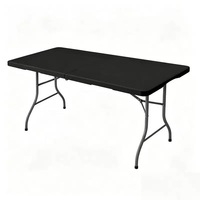 Table de travail pliable en plastique Moon Factory Sale 180 cm, structure robuste pour studio et usage commercial