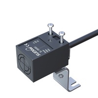 Capteur de proximité inductif carré NPN SUENW SL-18HN2 12 mm NC DC12-24V IP67 pour interverrouillage de sécurité usage intensif