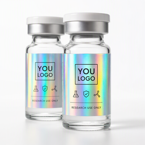 Medical Field Cryogenic Proof Glass Bottles 3Ml 5Ml 10Ml Vial Bottle Sticker Packaging Peptide <b>Labels</b> For Glass Vial - Product Image 2