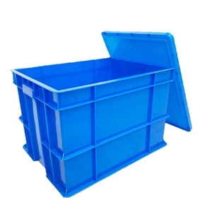 Caisses en plastique empilables de haute qualité pour la pêche, l'entreposage, les fruits, les légumes, les supermarchés et le jardinage - Product Image 2