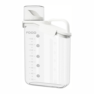 Large Capacity Rectangle Plastic Cereal Rice <b>Container</b> Handle Injection-Molded Food <b>Storage</b> <b>Containers</b> for <b>Kitchen</b> Organization - Product Image 1