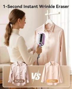 Vaporizador y Plancha 2 en 1, Vaporizador de Ropa de Viaje de 1200W, Vaporizador de Prendas Portátil para Viajes, Hogar y Oficina, Apagado Automático - Product Image 3