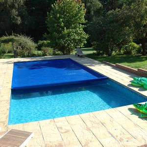 PVC-Material schützt Kinder Schwimmbad abdeckung Einziehbare Schwimmbad <span class=keywords><strong>netz</strong></span> abdeckung Automatische Pool abdeckungen - Product Image 2