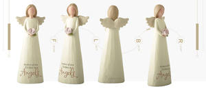 ANGELS <span class=keywords><strong>Among</strong></span> <span class=keywords><strong>US</strong></span>-RESIN BELIEVE ANGEL ORNEMENT PEINT STATUE DE NOËL pour la DÉCORATION DE LA MAISON Figurine sur le thème de l'ART pour l'affichage - Product Image 5