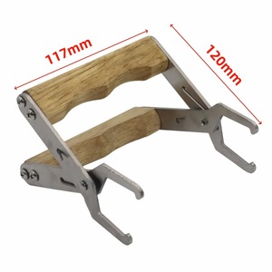 Herramienta de Apicultura Pomelo con Mango de Madera de Haya, Pinza para Levantar Matosas y Herramienta para Cuadros de Colmena, Amarilla, 1 Año de Garantía - Product Image 6