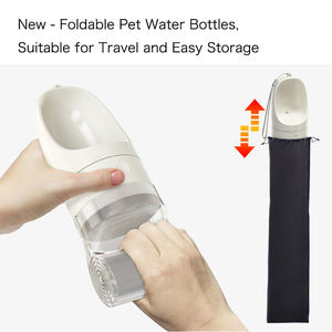 Phong cách khác nhau <span class=keywords><strong>Pet</strong></span> du lịch ngoài trời công suất lớn/poop túi/thực phẩm hộp/có thể gập lại thiết kế xách tay chai nước chó - Product Image 3