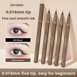 Eyeliner liquide cosmétique de beauté à marque privée, fini mat, séchage rapide, longue durée, imperméable - Product Image 2