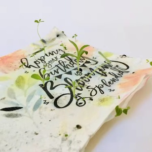 Papel de Semillas Ecológico Personalizado con Diseño de Ciervo del Bosque, Papel de Semillas A4 con Logotipo de Marca Propia - Product Image 1