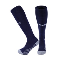 Chaussettes de sport rembourrées en tissu éponge, hauteur genou, pour softball, rugby, baseball, football, avec logo, pour enfants, hommes et adultes, vente en gros