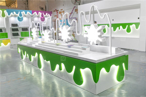 Présentoir de salle d'exposition personnalisé Mobilier de boutique Cadeau mignon tendance pour la décoration de magasins de jouets slime pour enfants Étagère de présentation murale pour magasin - Product Image 6