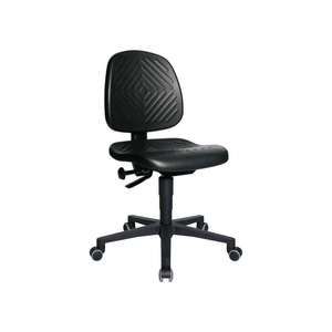 TOPSTAR Chaise pivotante de bureau TEC 40 roulettes en mousse de polyuréthane noir 410-540mm - Product Image 1