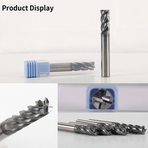 Handerk 4 sáo rắn rắn Carbide vuông <span class=keywords><strong>End</strong></span> <span class=keywords><strong>Mill</strong></span> Set hrc45/55/65/70 vonfram thép phay Cutter cho CNC công cụ - Product Image 3