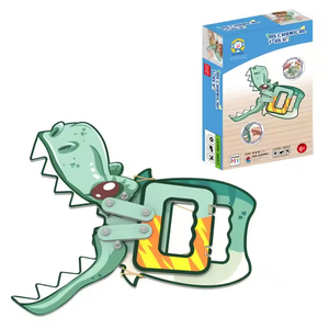 Kit de Construcción Mecánico EPT DIY T-Rex Grabber, Dinosaurio Mordedor Manual con Mecanismo de Enlace, Juguete de Ensamblaje STEM de Física - Product Image 1