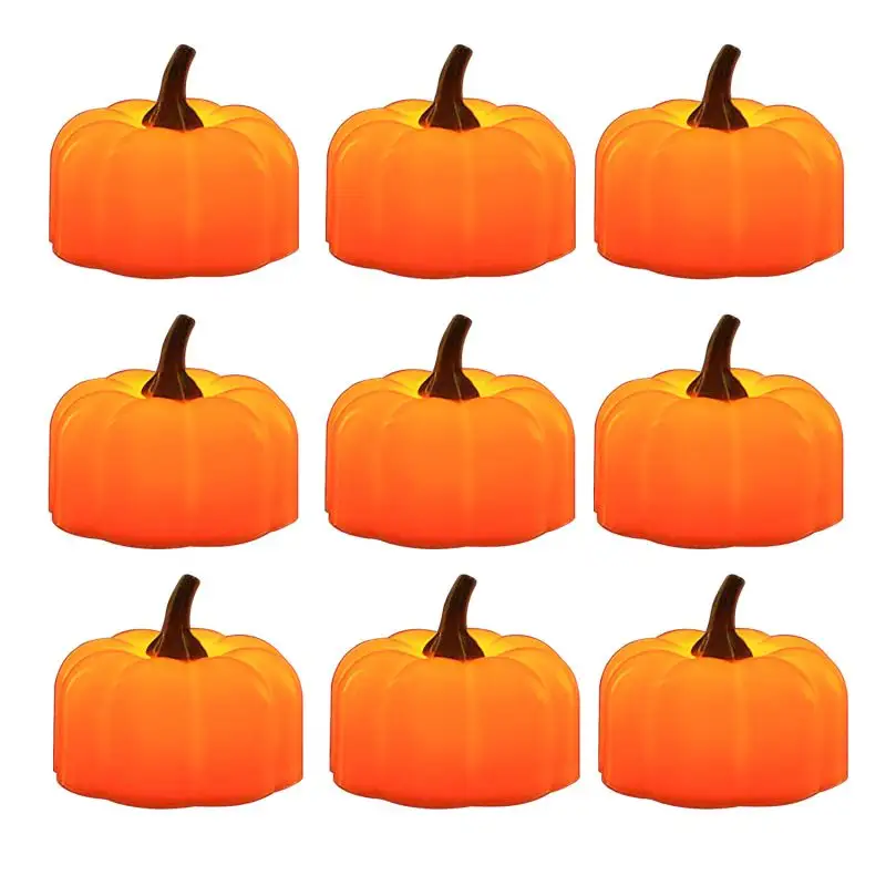 Halloween Pumpkin Candle Light Halloween Party Supplies LED Lights Lantern Lamp Ornaments Props Halloween HOME OUT Decorations