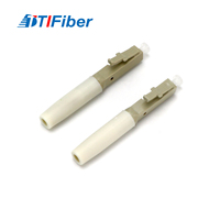 Connecteur rapide multimode LC pré-polissé pour assemblage sur site de câbles de descente FTTH