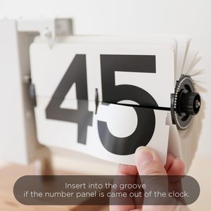 Mechanical Digital Table Page Turning <b>Clock</b> Reloj Large Desk <b>Clock</b> Single Hanging Digital Retro Auto Flip <b>Clock</b> - Product Image 4