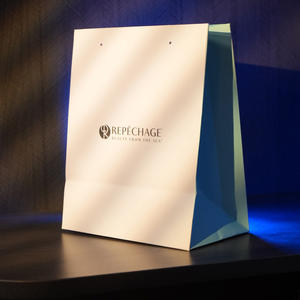 Offre Spéciale sac en papier de haute qualité personnalisé avec logo imprimé sac en papier rose - Product Image 1