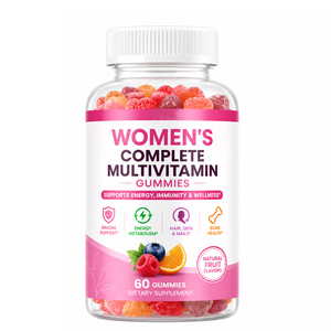 Gommes multivitaminées pour femmes adultes avec biotine, zinc, fer et sélénium-Antioxydant et soutien immunitaire Supplément alimentaire 60 unités - Product Image 1