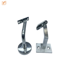 Supports de support de main courante en acier inoxydable nickel brossé noir mat pour escalier de balcon Installation facile de style moderne