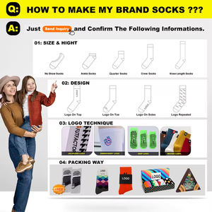 Chaussettes respirantes absorbant les sports de montagne pour hommes, antidérapantes, à haute élasticité, pour vélo - Product Image 6