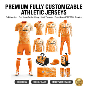 Ensemble de maillots de football personnalisés, tissu respirant à séchage rapide, kit de football OEM en gros - Product Image 1